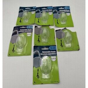 removable hooks lot of 7